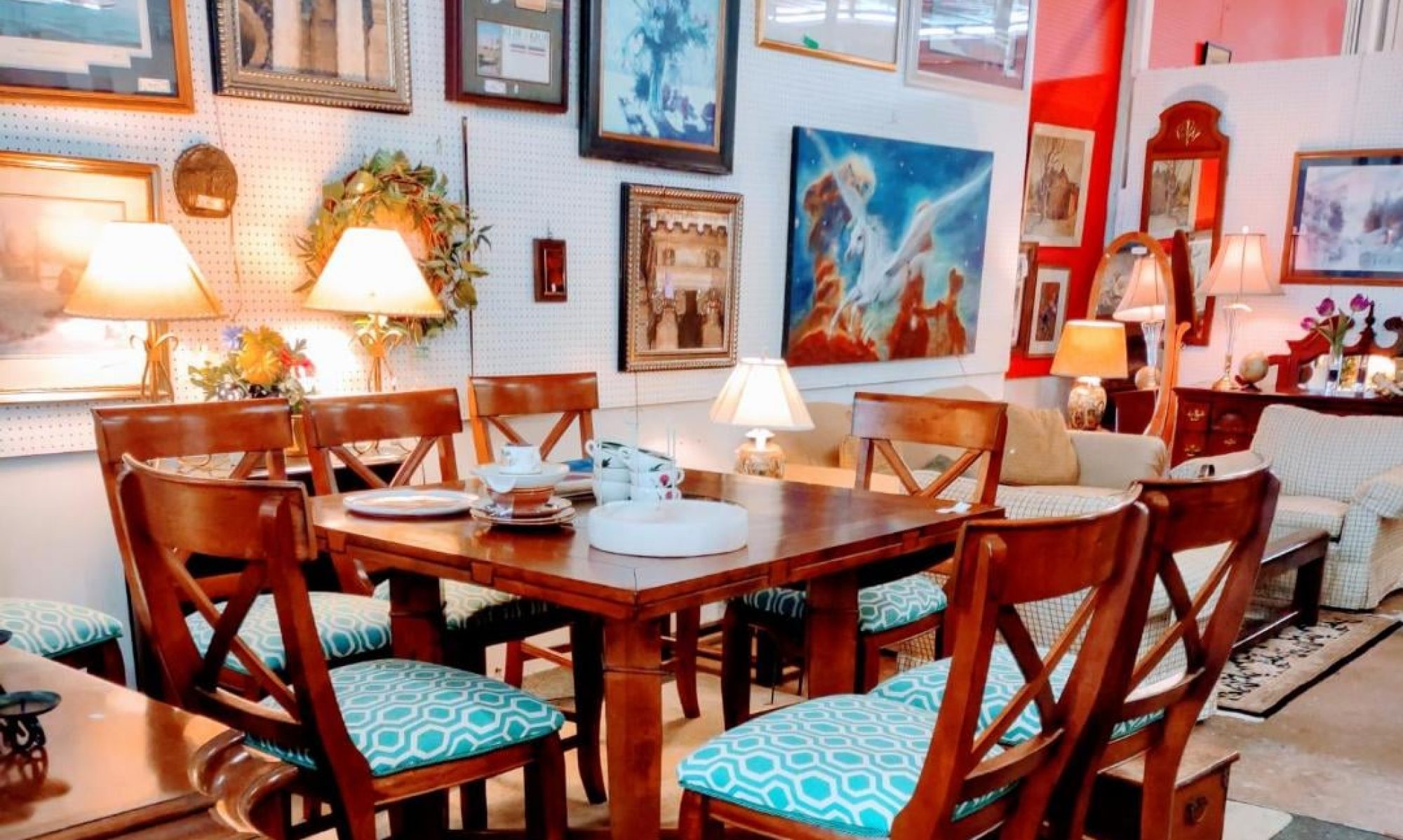 Come in a see our huge selection of consignments. The Red Collection